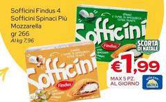 Findus - Sofficini 4 Spinaci Più Mozzarella