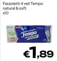 Tempo - Fazzoletti 4 Veli Natural & Soft