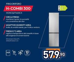 Hoover - Frigorifero h-Combi 300 HONCQ2T620CX 
