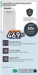 Candy - Lavatrice A Carica Dall'Alto Prowash 500 TCA274TM5-S 