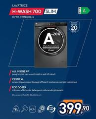 Hoover - Lavatrice H-Wash 700 Slim H7W4 49MBCR8-S