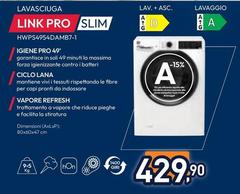 Hoover - Lavasciuga Link Pro Slim HWPS4954DAMB7-1