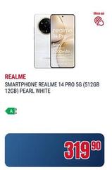 Realme - Smartphone 14 Pro 5g (512gb) Pearl White