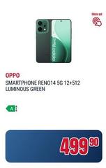 Oppo - Smartphone Reno14 5g 12+512 Luminous Green