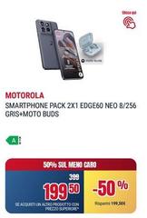 Motorola - Smartphone 2x11 Edge60 Neo 8/256 Gris+moto Buds