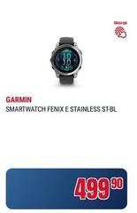 Garmin - Smartwatch Fenix E Stainless Sf-bl