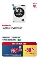 Samsung - Lavatrice WW90DG6U25