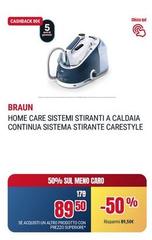 Braun - Home Care Sistema Stiranti A Caldaia Continua Sistema Stirante Carestyle
