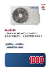 Samsung - Luzon Dual Kit 9000 + 12000 Btu Ajo40txJ2kg/eu + Ar50f12c21hneu + Classe A++ 1 Classe