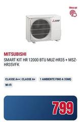 Mitsubishi - Smart Kit Hr 12000 Btu Muz-hr35 + Msz- Hr35vfk
