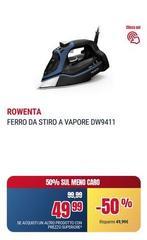 Rowenta - Ferro Da Stiro A Vapore DW9411
