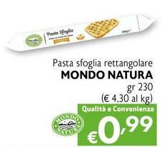 Mondo Natura - Pasta Sfoglia Rettangolare