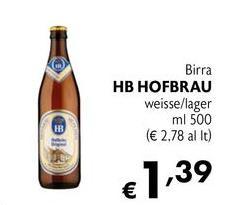 Hofbrau Original - Birra Weisse/Lager