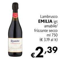 Riunite - Lambrusco Emilia IGT Amabile/Frizzante Secco