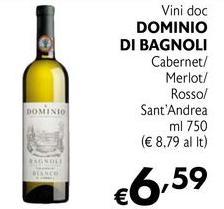 Dominio Di Bagnoli - Vini DOC Cabernet/Merlot/Rosso/Sant'Andrea