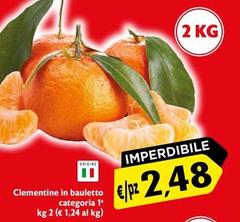 Clementine In Bauletto Categoria 1