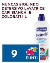 Nuncas - Detersivo Lavatrice Capi Bianchi E Colorati