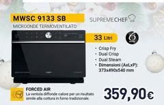 Whirlpool - Supreme Chef Microonde A Libera Installazione - MWSC 9133 SB
