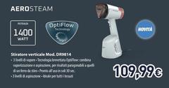 Rowenta - Aerosteam Stiratore Verticale Mod. DR9814