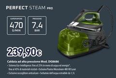 Rowenta - DG8686 Perfect Steam Pro 2400 W 1,1 L Piastra Microsteam 400 Nero, Verde