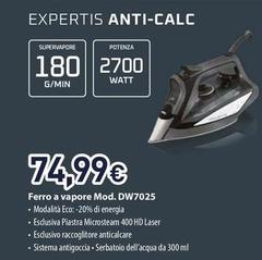 Rowenta - DW7025 EXPERTIS ANTI-CALC DW7025