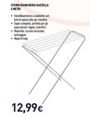 Colombo - Stendi Biancheria Gazzella 6 Metri