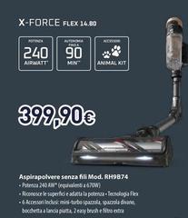 Rowenta - X-Force Flex 14.80 Aspirapolvere Senza Fili Mod. RH9B74