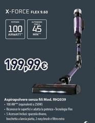 Rowenta - X-Force Flex 9.60 Aspirapolvere Senza Fili Mod. RH2039