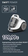 Rowenta - Swift Power Aspirapolvere Senza Sacco Mod.RO2957