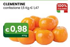 Clementine  Confezione 1,5 Kg