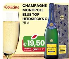 Heidsieck&c - Champagne Monopole Blue Top   75 Cl