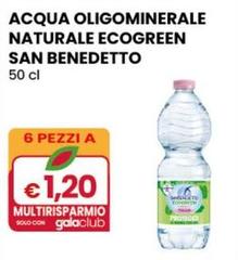 San Benedetto - Acqua Oligominerale Naturale Ecogreen  50 Cl