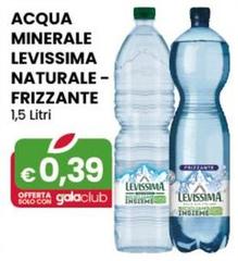 Levissima - Acqua Minerale Naturale-Frizzante 1,5 Litri