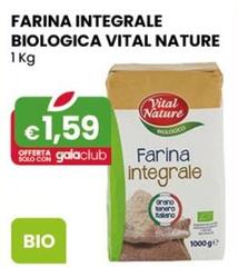 Vital Nature - Farina Integrale Biologica  1 Kg