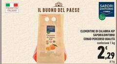 Conad - Clementine Di Calabria IGP Sapori&Dintorni Percorso Qualità