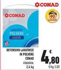 Conad - Detersivo Lavatrice In Polvere