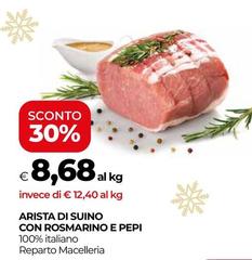 Arista Di Suino Con Rosmarino E Pepi