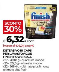 Finish - Detersivo In Caps Per Lavastoviglie Powerball