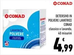 Conad - Detersivo In Polvere Lavatrice