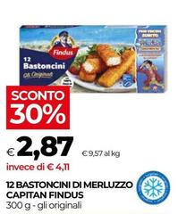 Findus - 12 Bastoncini Di Merluzzo