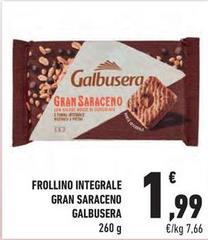Galbusera - Frollino Integrale Gran Saraceno