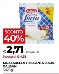 Galbani - Mozzarella Tris Santa Lucia
