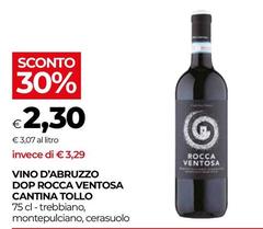 Cantina tollo - Vino D'Abruzzo DOP Rocca Ventosa