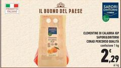 Conad - Clementine Di Calabria IGP Sapori&Dintorni Percorso Qualità