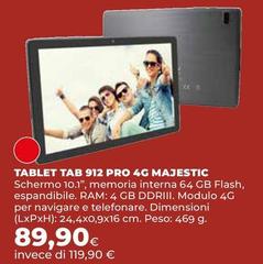 Majestic - Tablet Tab 912 Pro 4g