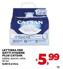 Catsan - Lettiera Per Gatti Hygiene Plus