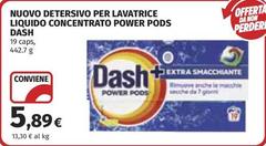 Dash - Nuovo Detersivo Per Lavatrice Liquido Concentrato Power Pods