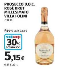 Brut - Prosecco D.O.C. Rosé  Millesimato