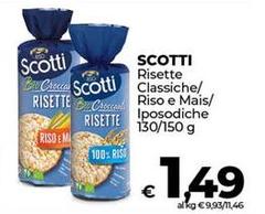 Scotti - Risette Classiche/ Riso E Mais/ Iposodiche