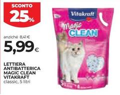 Vitakraft - Lettiera Antibatterica Magic Clean